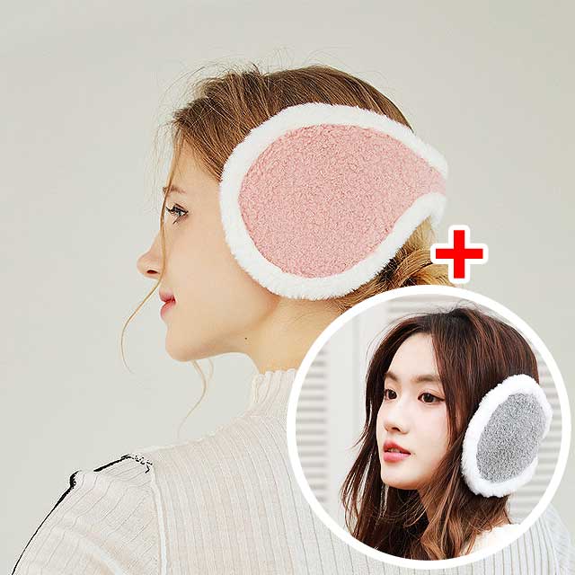오미어블 겨울 뽀글이 방한 귀마개 1+1 세트 6,900원