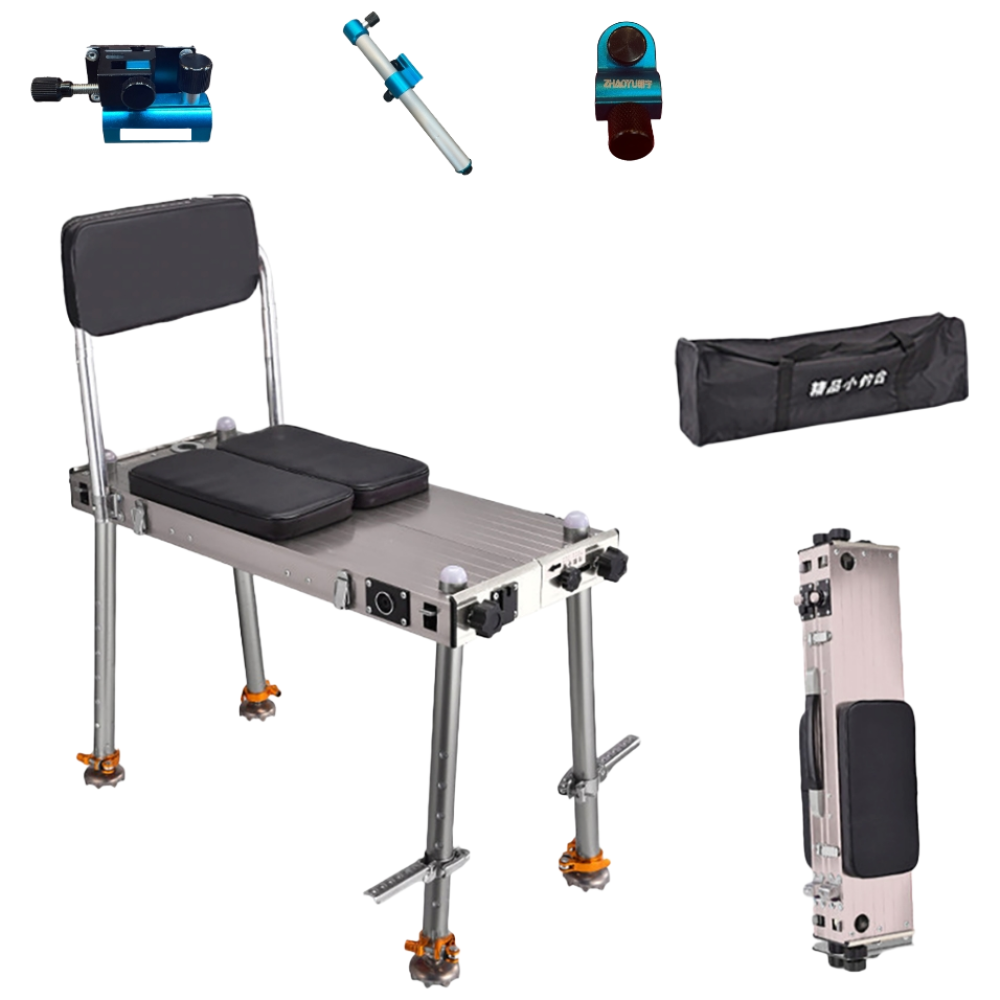 히트캠프 민물 낚시 소좌대 휴대용 접이식 낚시의자, 건메탈 135,500원