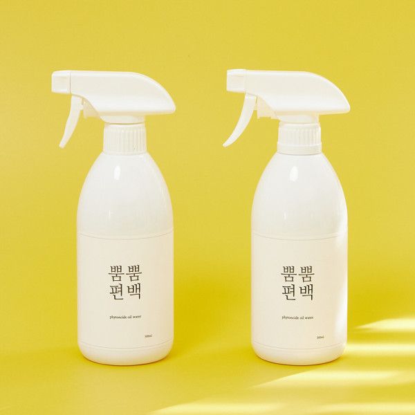 뿜뿜편백 3%천연편백오일함유 편백수 피톤치드 스프레이 500mL+500mL 38,500원