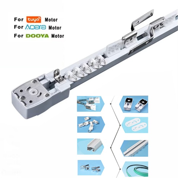 스마트 전동 자동 커튼 블라인드  트랙 레일 코니스 (아카라 B1 A1 투야 와이파이 지그비 모터 제어 시스템용) 28,020원