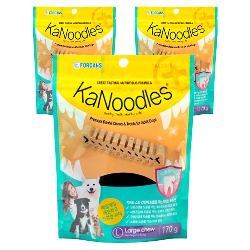 카누들 강아지 잇몸플러스 덴탈껌 지퍼백 L 30,000원