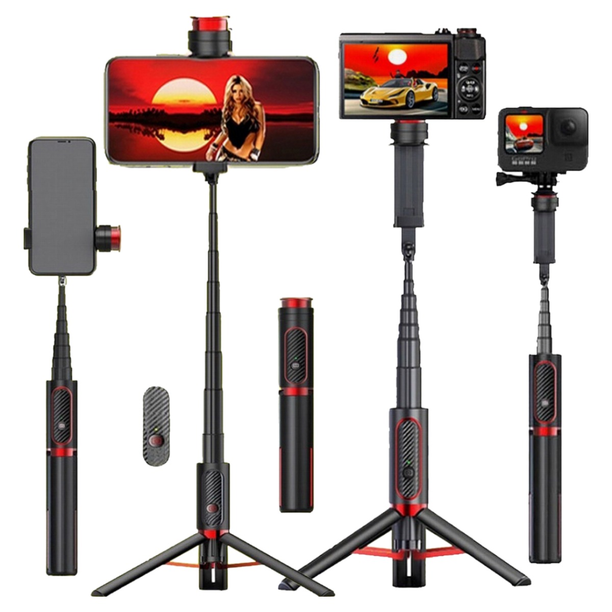 1위 스마트 카메라 삼각대 SK900 셀카봉 캠코더 액션캠 삼각대 무선 블루투스 리모컨 홀더 휴대폰 핸드폰 스마트폰 삼각대 거치대 애플 아이폰 삼성 갤럭시 스마트폰 카메라삼각대, 1개 37,000원