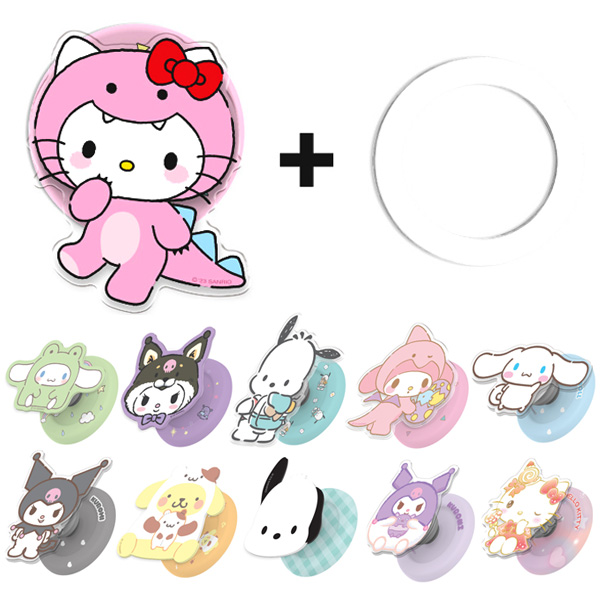 TR 정품 산리오 캐릭터즈 83종 디자인 (컬러바디 톡) 맥세이프 아크릴투명 마그네틱 톡 스마트톡 자력 탈부착 거치대 마그네틱 플레이트 16,900원