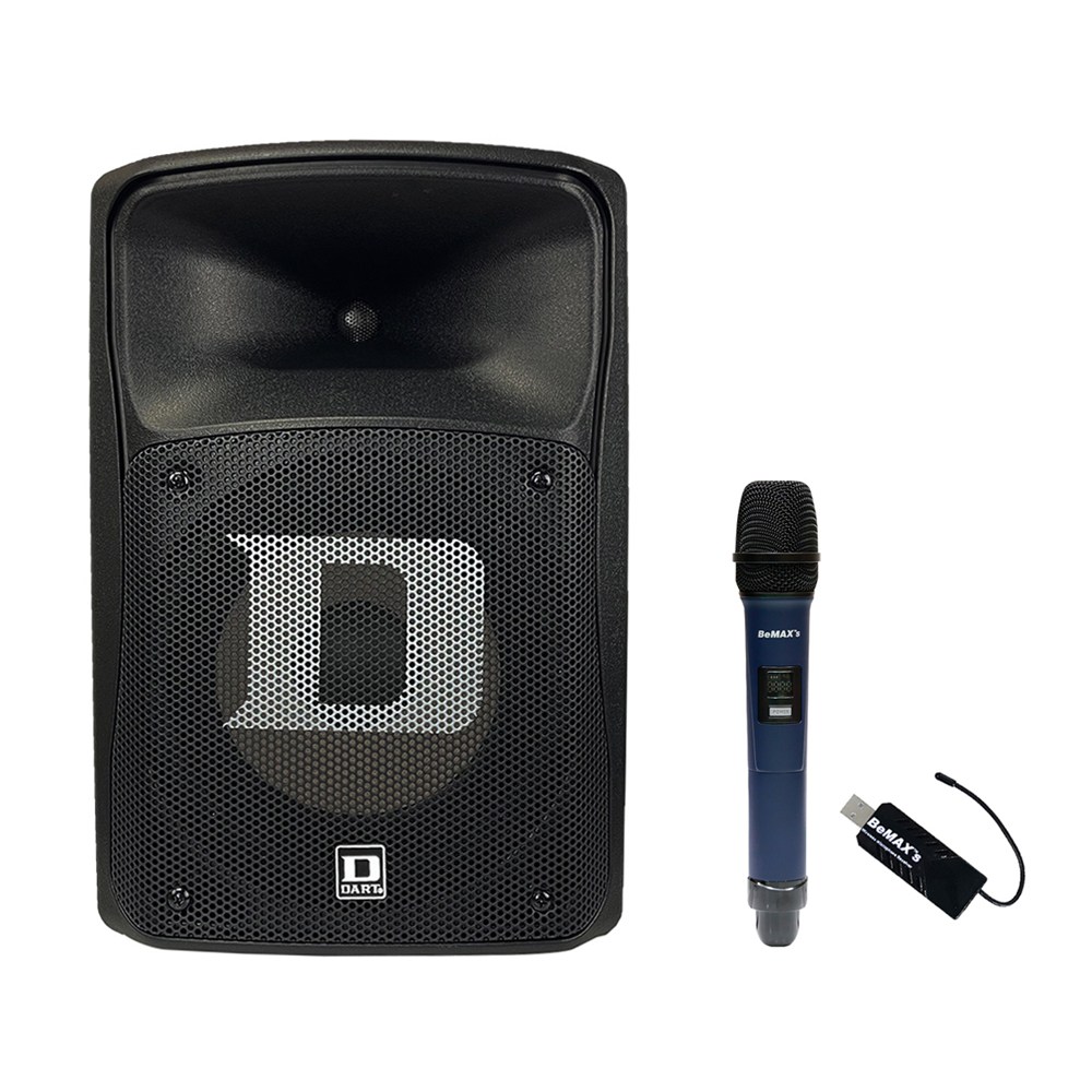 DART 다트 DS-805FX 300W 8인치 포터블앰프 앰프스피커 충전식 액티브스피커 행사용 공연용 강의용 악기연주용 660,000원