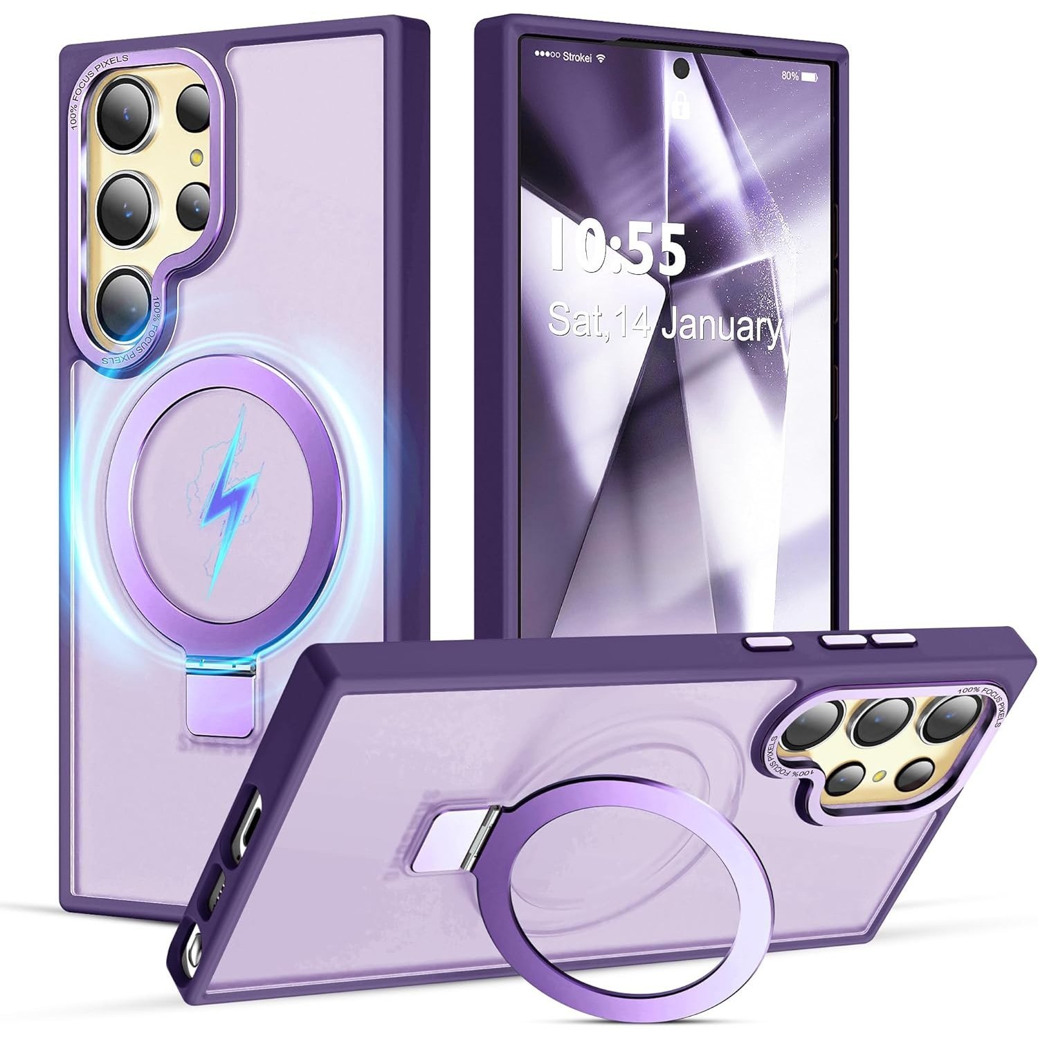 디상커 갤럭시 S24 플러스 울트라 시리즈 맥세이프 링 케이스 거치대형 S24MCS01 11,800원