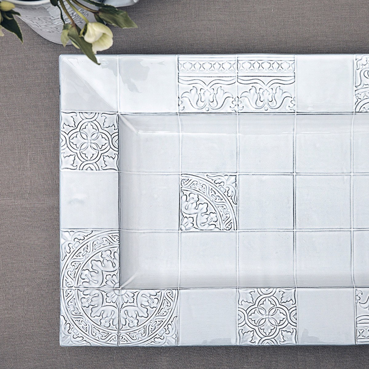 보르달로 핀헤이로 포르투갈 수입 빈티지 접시 루아노바 트레이플레이트 46.5cm, 단품, 1개 140,000원