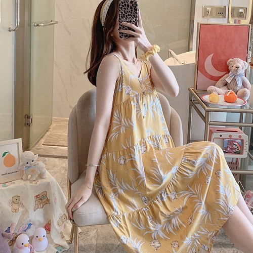 바바 원피스 여름 바캉스 휴가 홈웨어 민소매 끈나시 13,900원