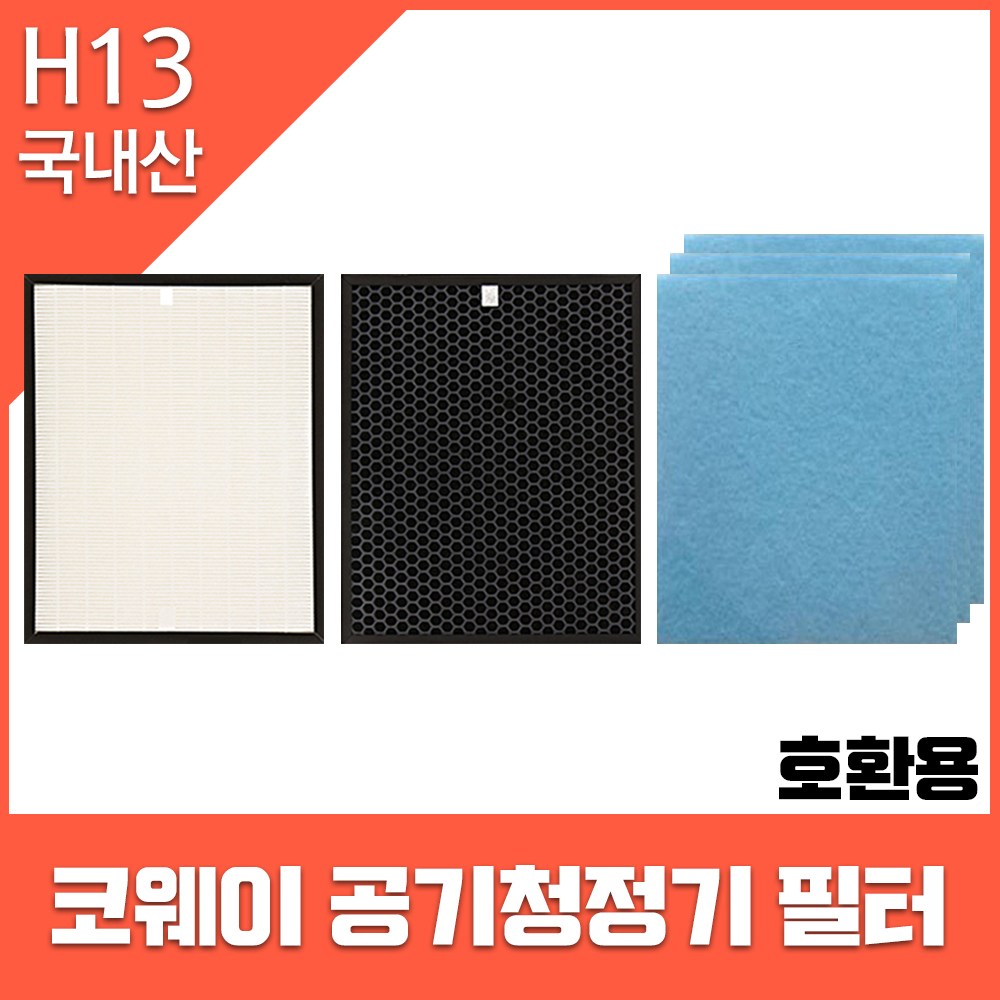 코웨이 공기청정기필터 APD-0514B 1년SET 헤파1+탈취1+기능성3 호환용 25,300원