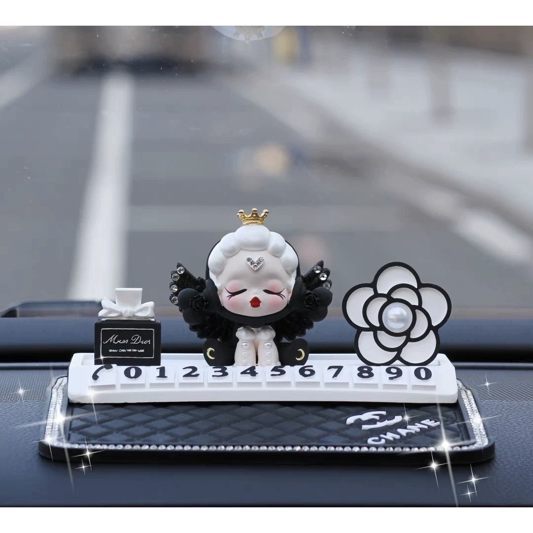 넘버링카 [차량용 번호판 인형] 프리미엄 대시보드 꾸미기 여신 미니피규어 세트 35,800원