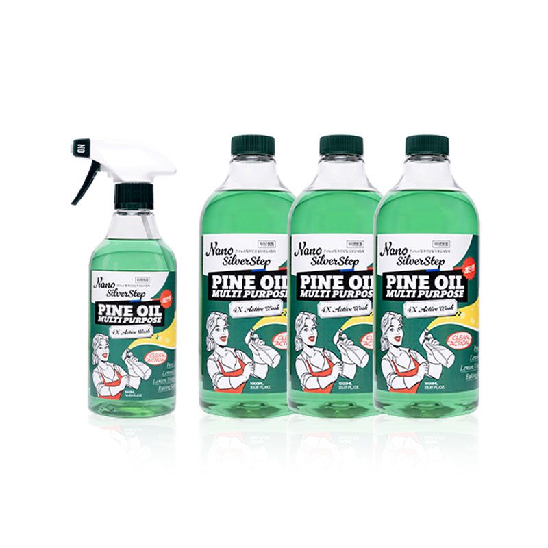 은나노스텝 파인오일 다용도세정제 싱글세트(세정제+리필+스프레이 분사기) 39,840원