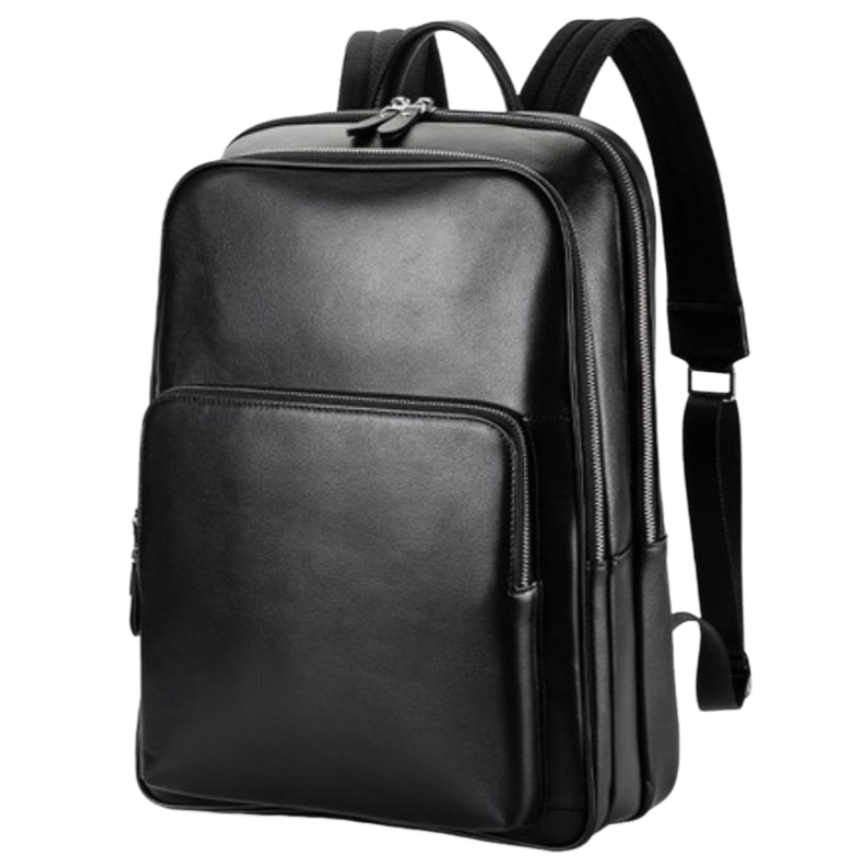 Mimi Market 고급 천연소가죽 백팩 직장인 대학생 대용량 노트북 가방 94,500원