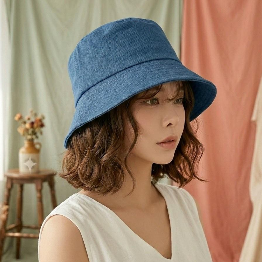 라베사 데님 버킷햇 벙거지 모자 햇빛 자외선 차단 14,800원