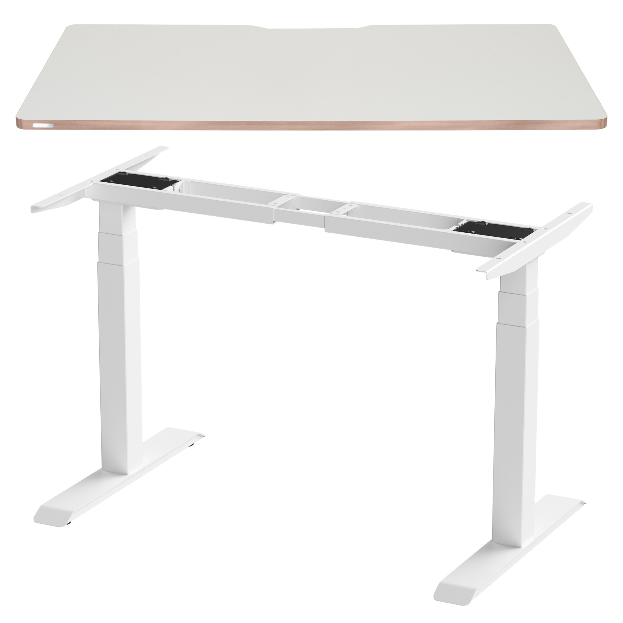 덱스탑 스마트 모션데스크 PRO 2.0 상판 1400 + 듀얼모터 3단 프레임 세트 방문설치, 화이트 428,500원