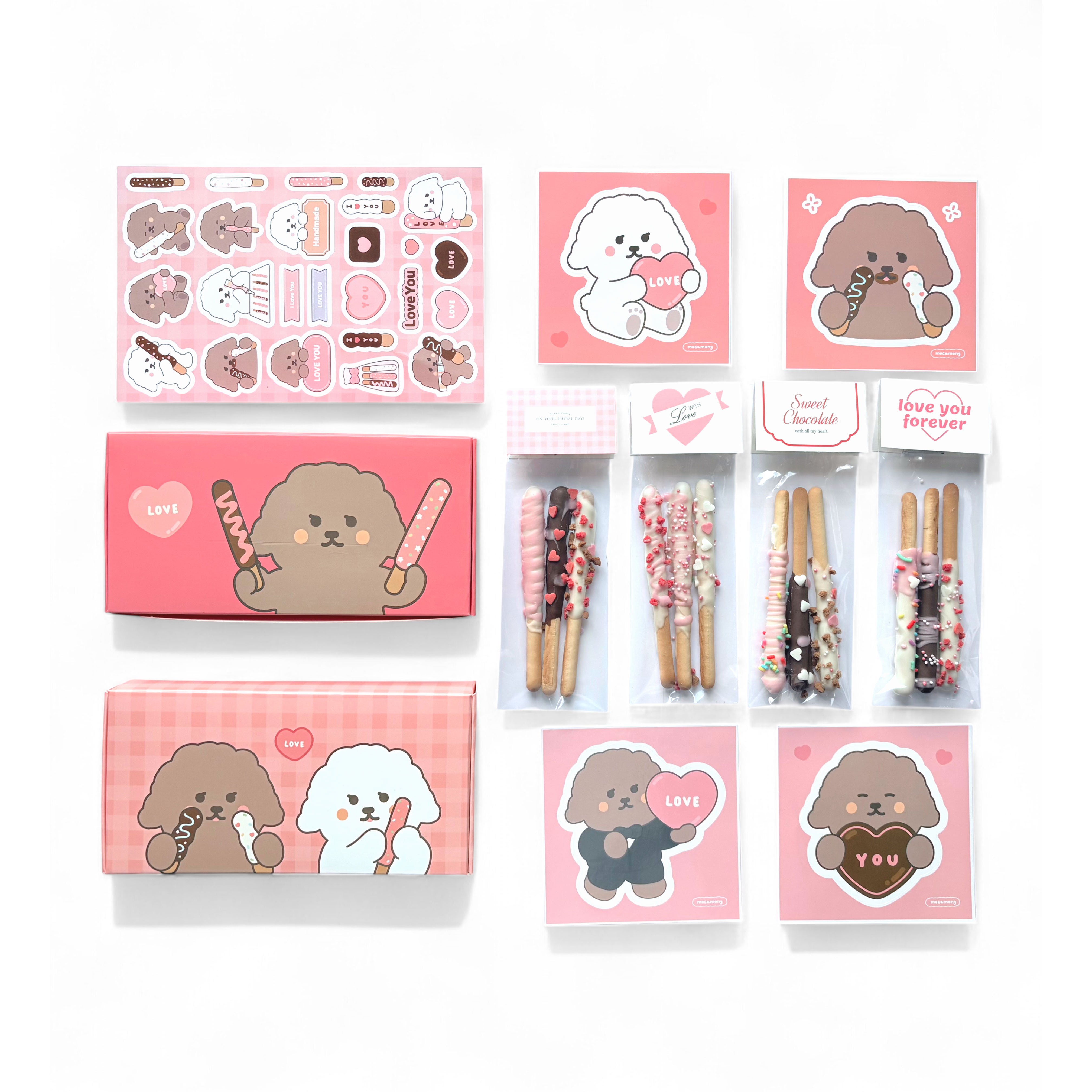 파베글라스 모카몽 막대과자 만들기 세트, 1세트, 모카몽 핑크 막대과자 만들기 세트 19,800원