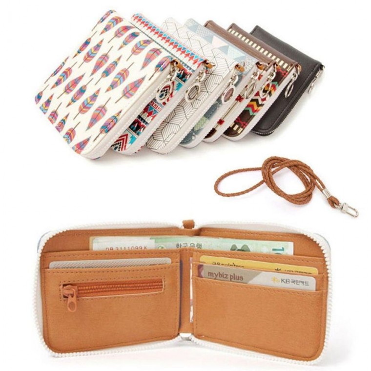 목걸이 반지갑 인테리어 학생 목걸이지갑 카드포켓 지퍼 43,000원