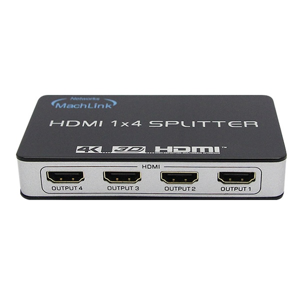 (MachLink) 마하링크 ML-HSP44K (모니터 분배기/1:4/HDMI/4K/오디오 지원) 40,000원