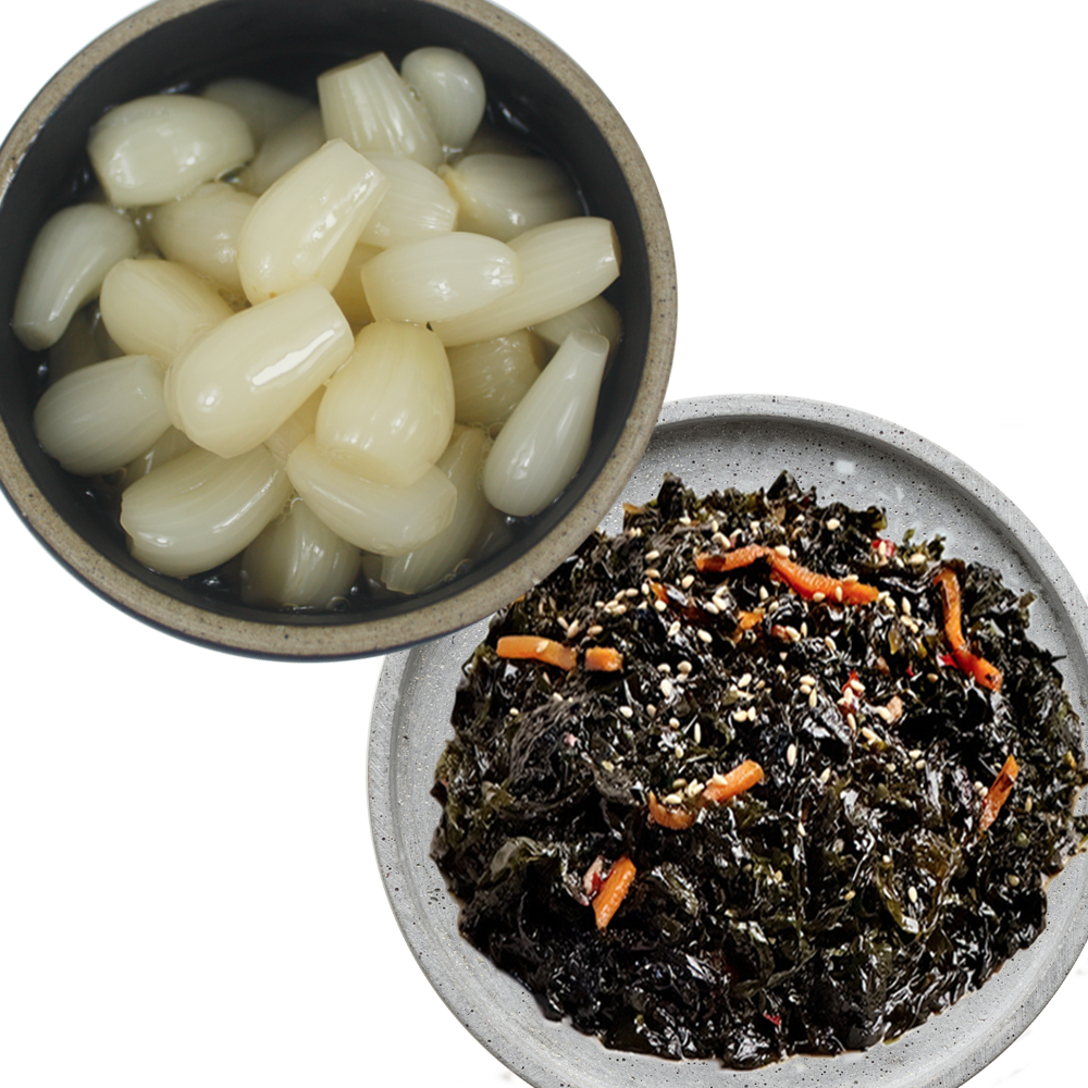 선미식가 국내산 100% 파래무침 1kg + 락교 1kg, 1세트, 1kg 16,800원