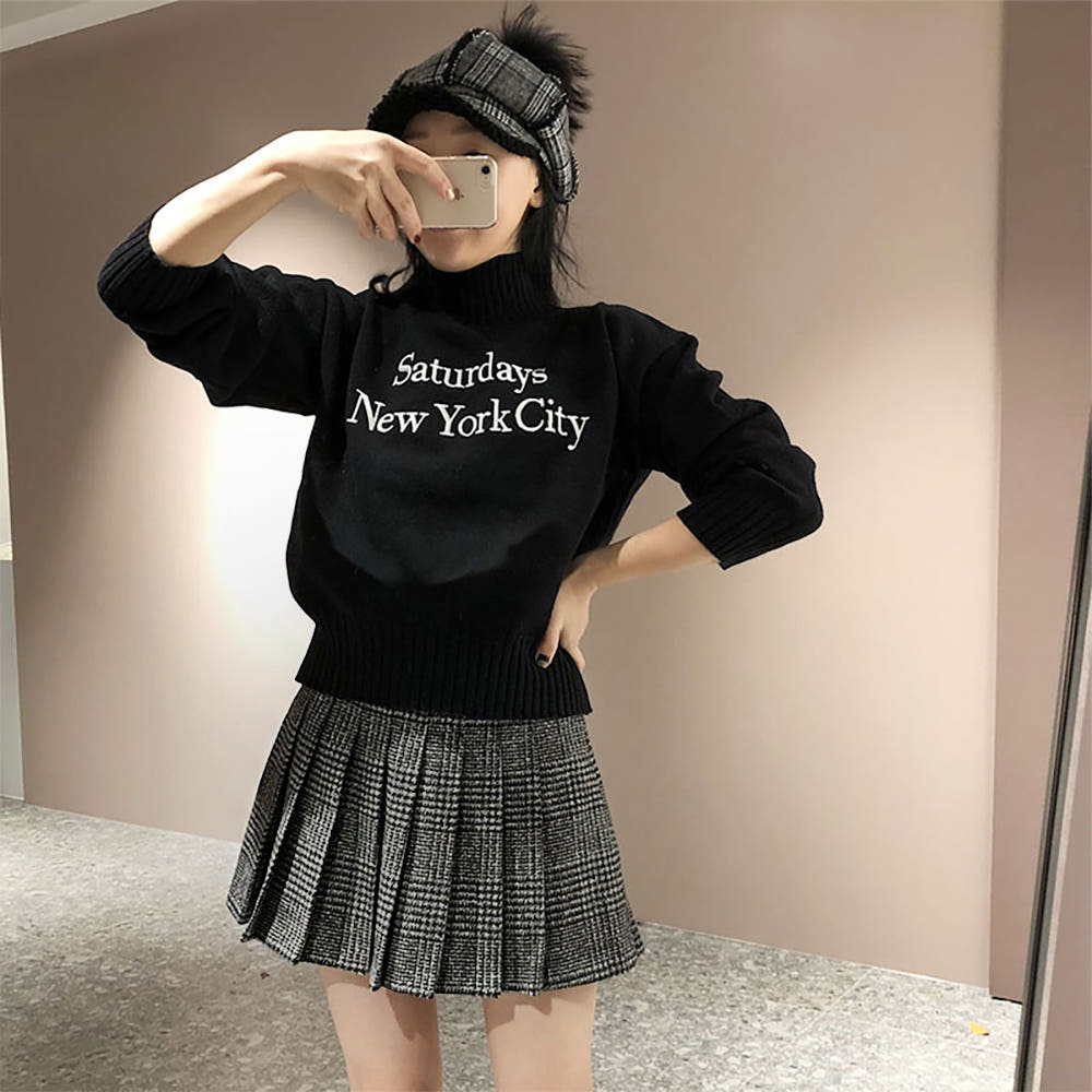 투솜 겨울 골프스커트 도톰 잔체크 주름치마바지 여성겨울스커트 여자 가을 골프 골프웨어 의류 59,000원