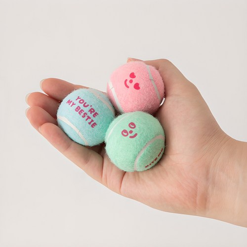 바잇미 강아지 뉴 미니 테니스공 장난감 3종 75,600원