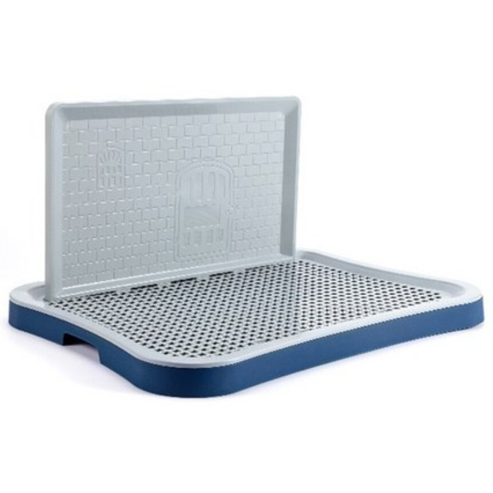 멍담 강아지 마킹 벽 배변판 분리세척 애견 화장실, 블루&그레이, 1개 23,900원