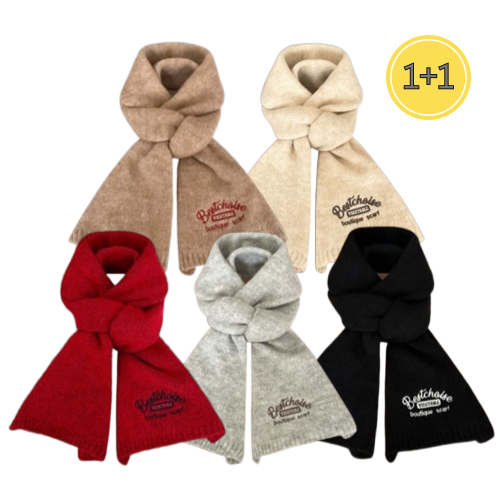 1+1 에클리비아 답답하지 않은 코디 찰떡 데일리 니트목도리 베이직 머플러 22,900원