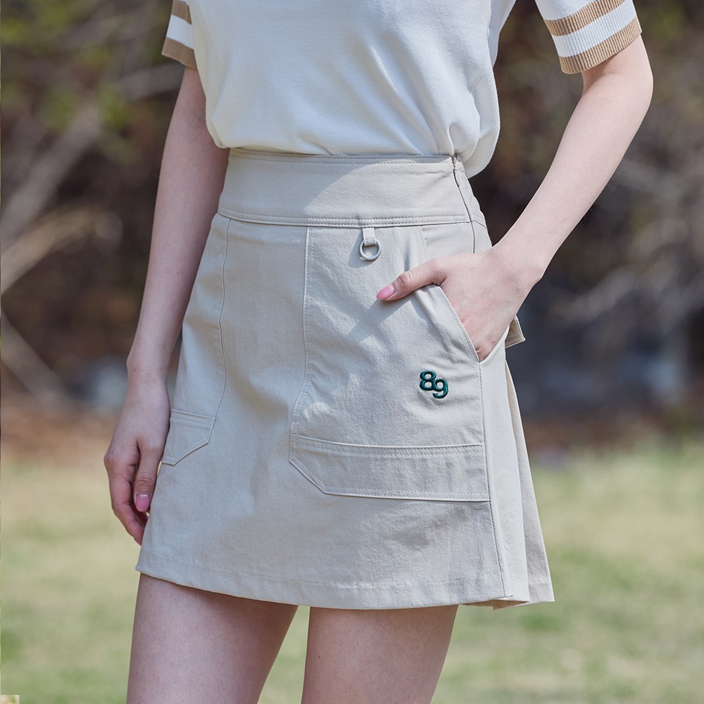 제이투제이 여성골프웨어 빅포켓 A라인 라운딩스커트 73,920원