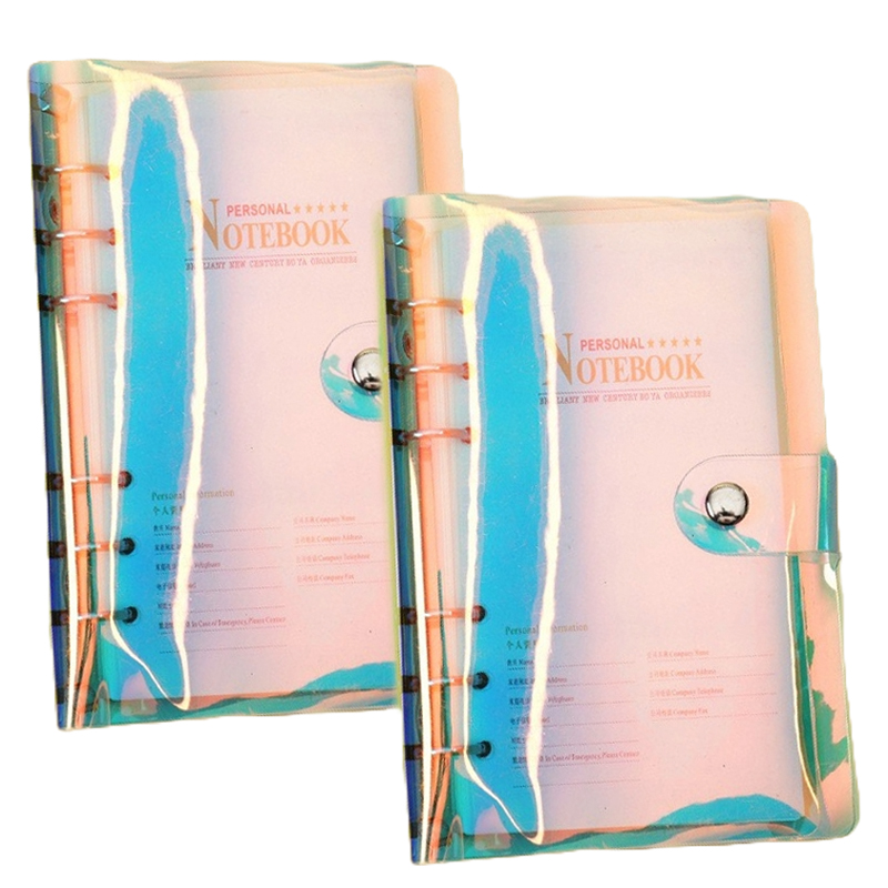 마다꾸미 투명 다이어리 용돈 챌린지 바인더 6공, 04 A6 홀로그램, 2개 9,900원