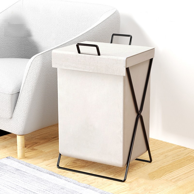 레디박스 깔끔한 커버형 접이식 다용도 빨래바구니, 베이지 15,900원