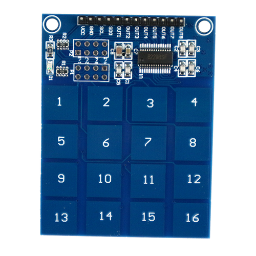 아두이노 16키 디지털 터치 센서 TTP229 모듈, 1개 2,500원