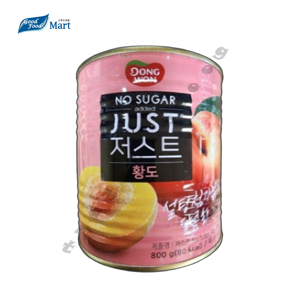 동원 저스트 노 슈가 황도 2절 800g (2캔) 무료배송 13,100원