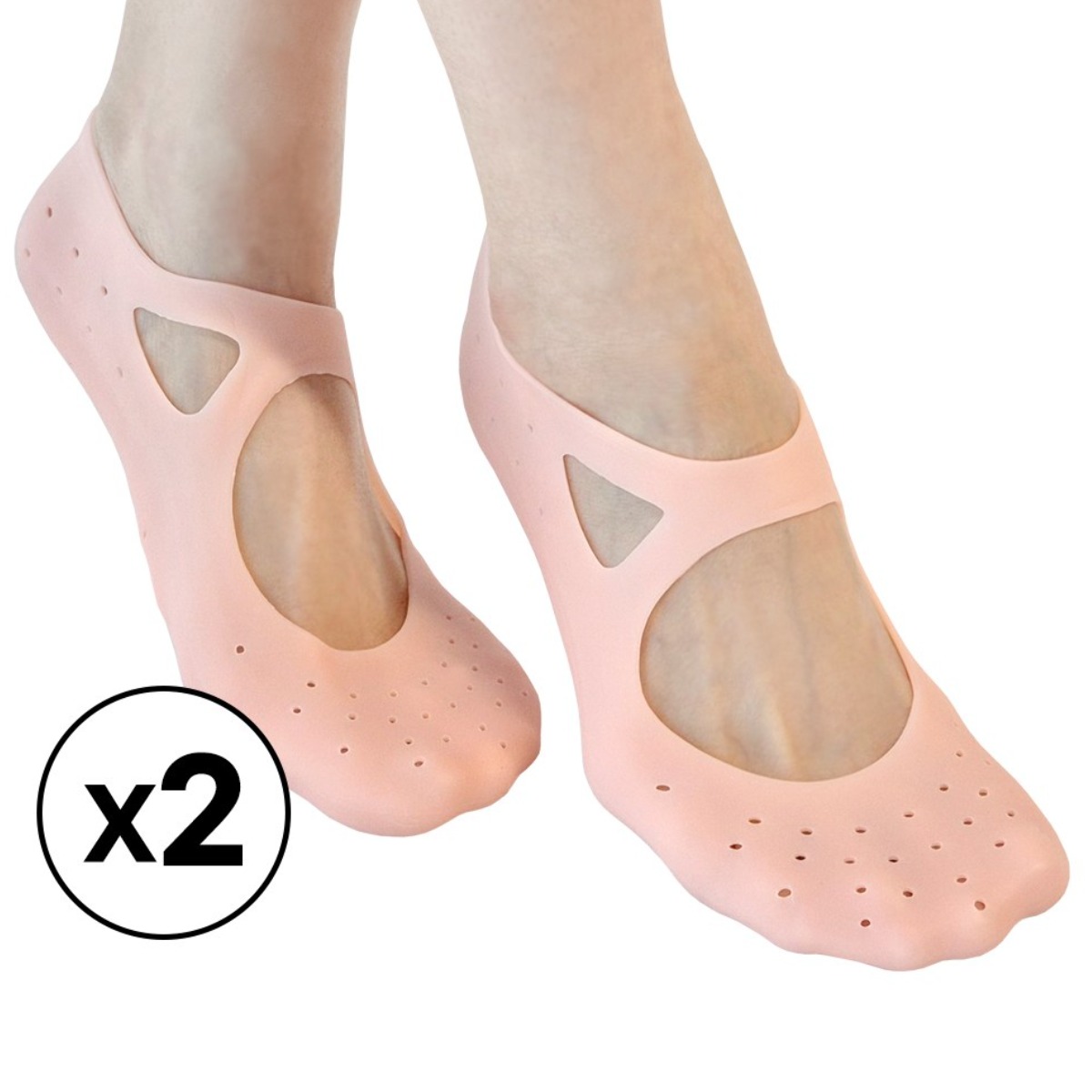 곰피트 2세트 발각질 굳은살 갈라짐 관리 아치 지지 실리콘 보습양말 13,900원