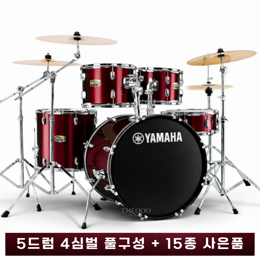 야마하 드럼세트 5드럼 4심벌 어쿠스틱 풀세트 초보자 입문용 연습용 529,000원