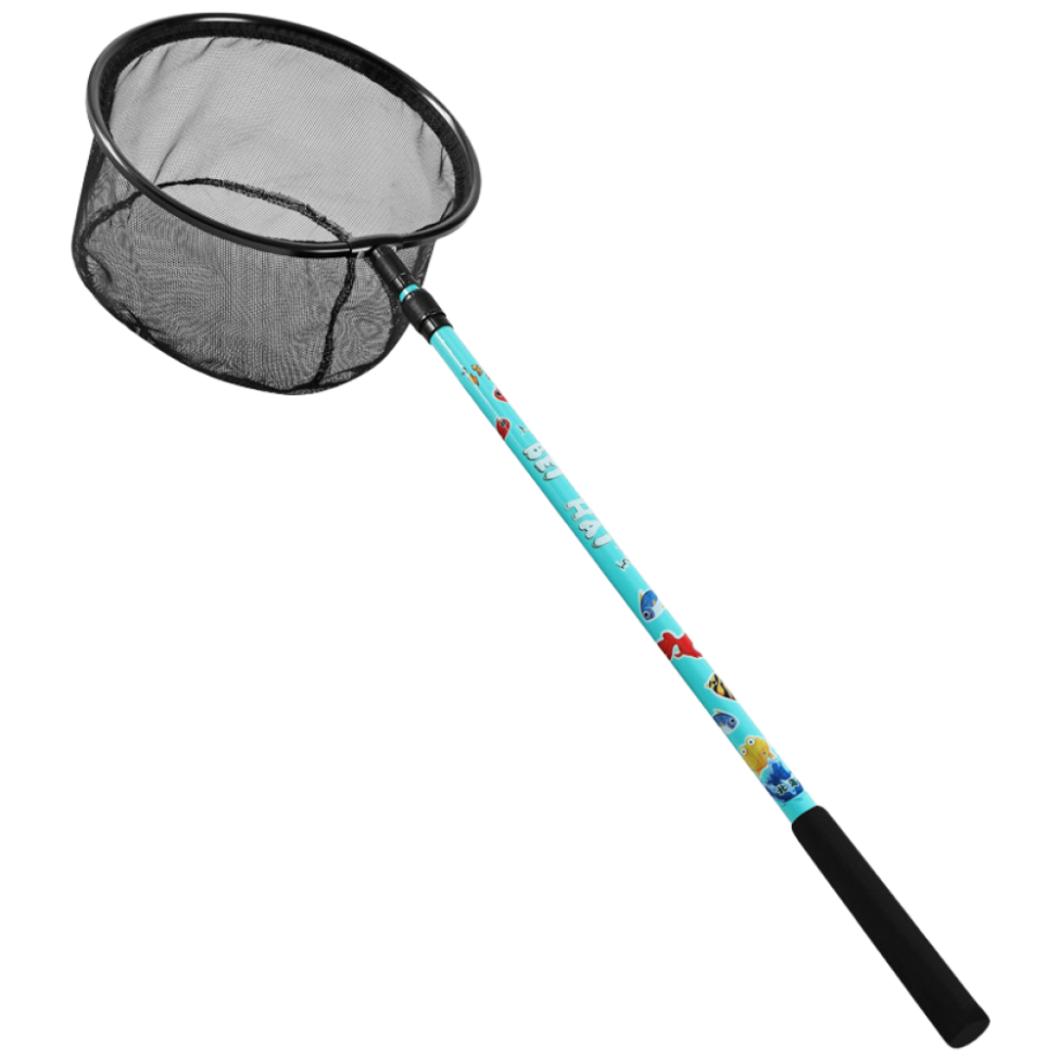 제품공감 원형 뜰채 낚시 곤충채집 수영장뜰채 길이조절 가능 청소 그물망, 블루 10,600원