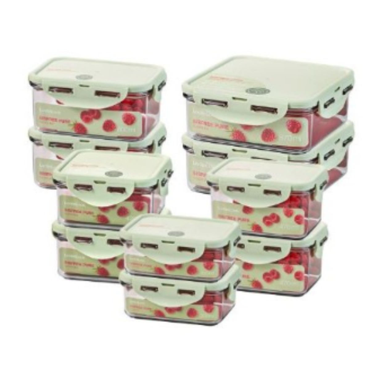 락앤락 트라이탄 밀폐용기 반찬정리 10개, 1세트, 현재가 53,880원