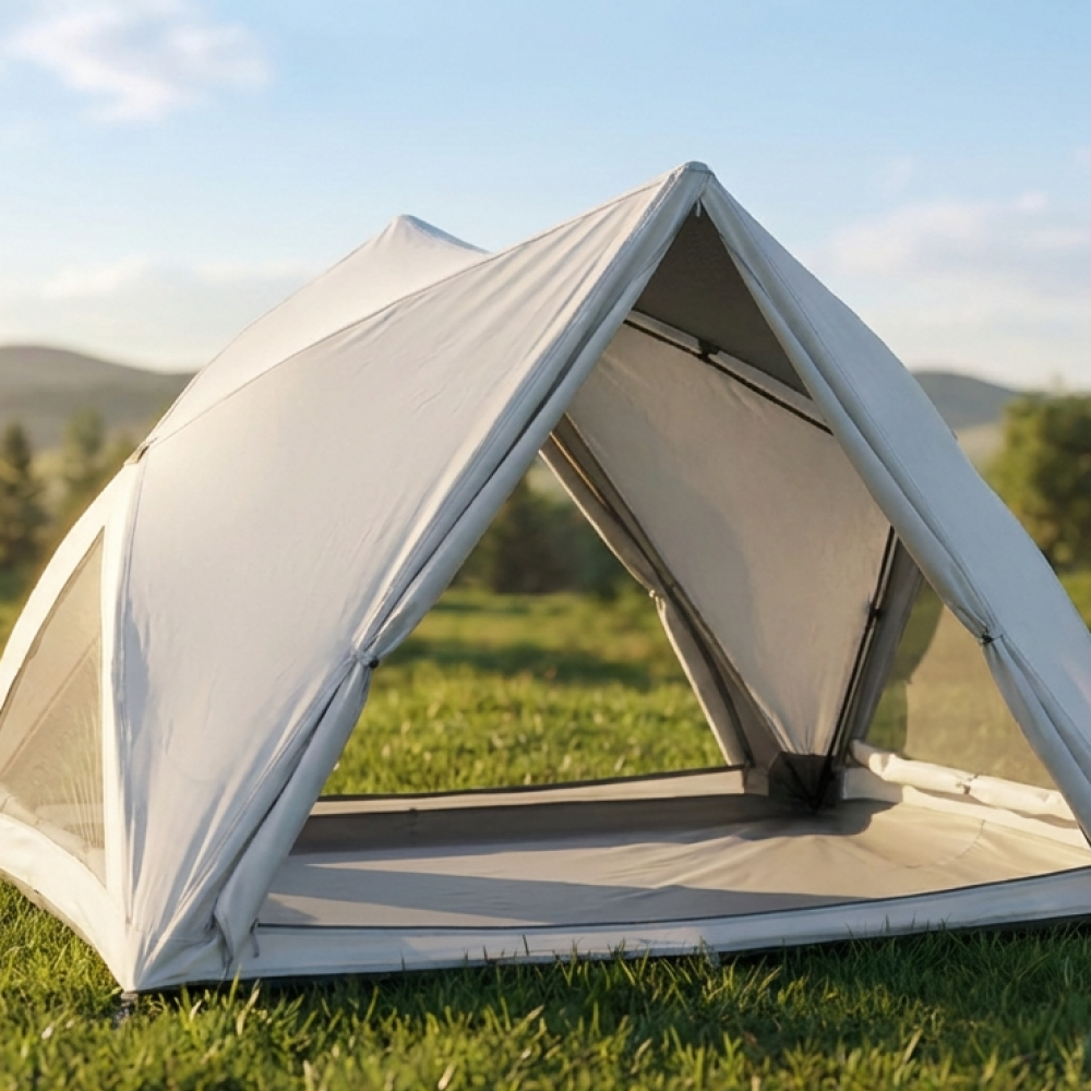 원터치텐트 그늘막텐트 피크닉 오토 텐트, 오트화이트, 3-4인용, 현재가 97,300원