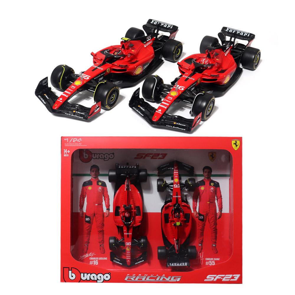 브라고 1:24 페라리 F1 SF23 16번 55번 2개세트 다이캐스트 포뮬러원 모형 119,000원