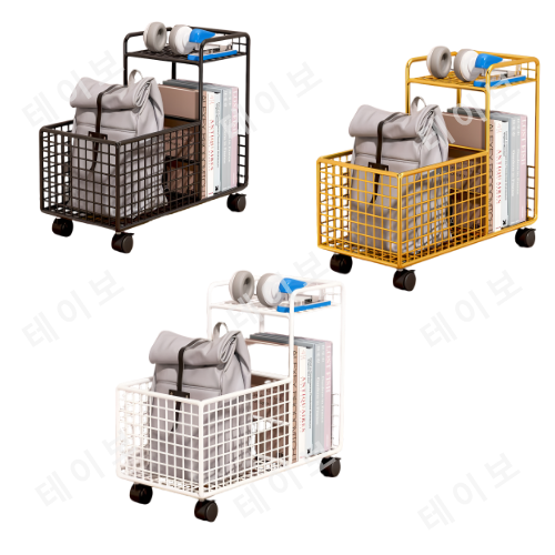 책상밑수납 선반 철제 책꽂이 이동식 보관함 다용도 수납 정리함 가방 소품 정리용품 22,800원