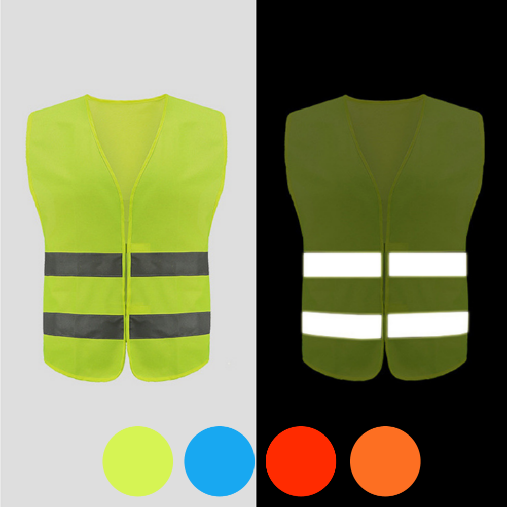 바겐플래닛 야간 형광 신호수 안전조끼 킥보드 자전거 오토바이 라이더 형광조끼 7,500원