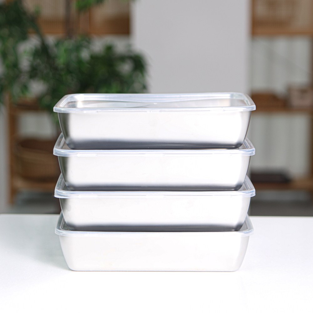 집마트 스텐밧드 바트 주방용품 세트, 4개, 밧드+덮개 28,880원