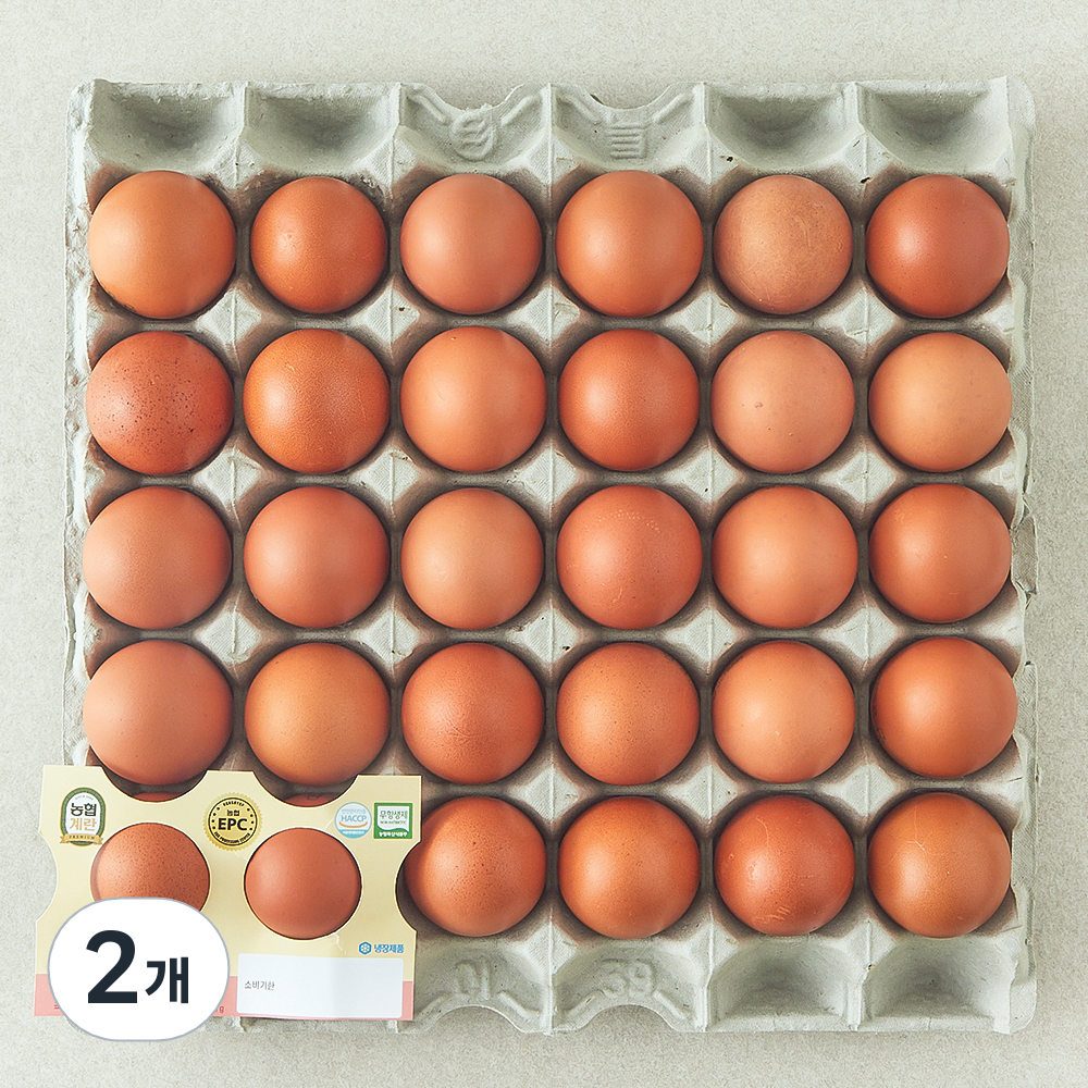 [로켓프레시] 농협 EPC 무항생제 인증 특란 1.8kg 21,800원