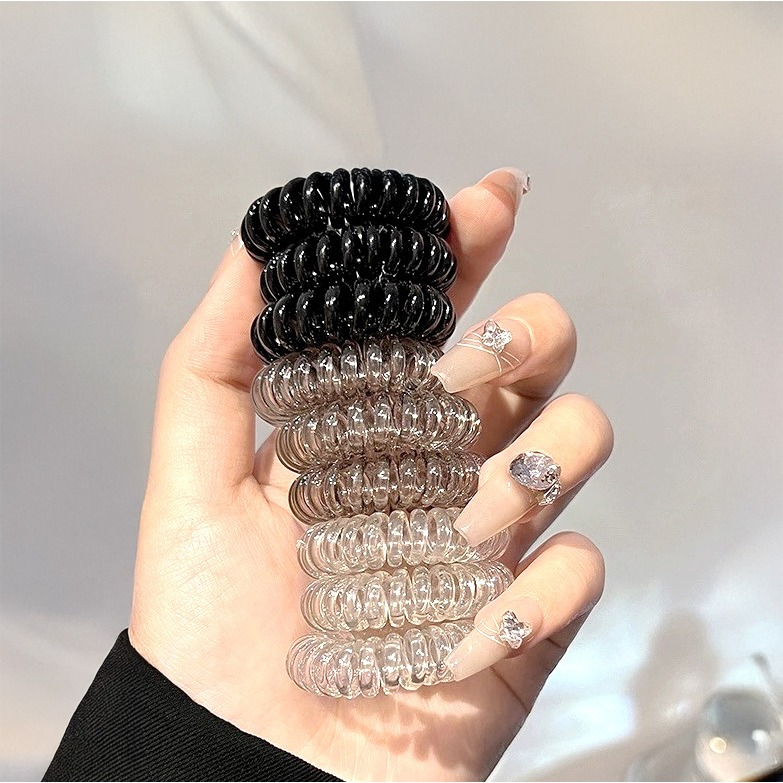 링하나 자국없는 스프링 머리끈 9p 세트 RH24 5,000원