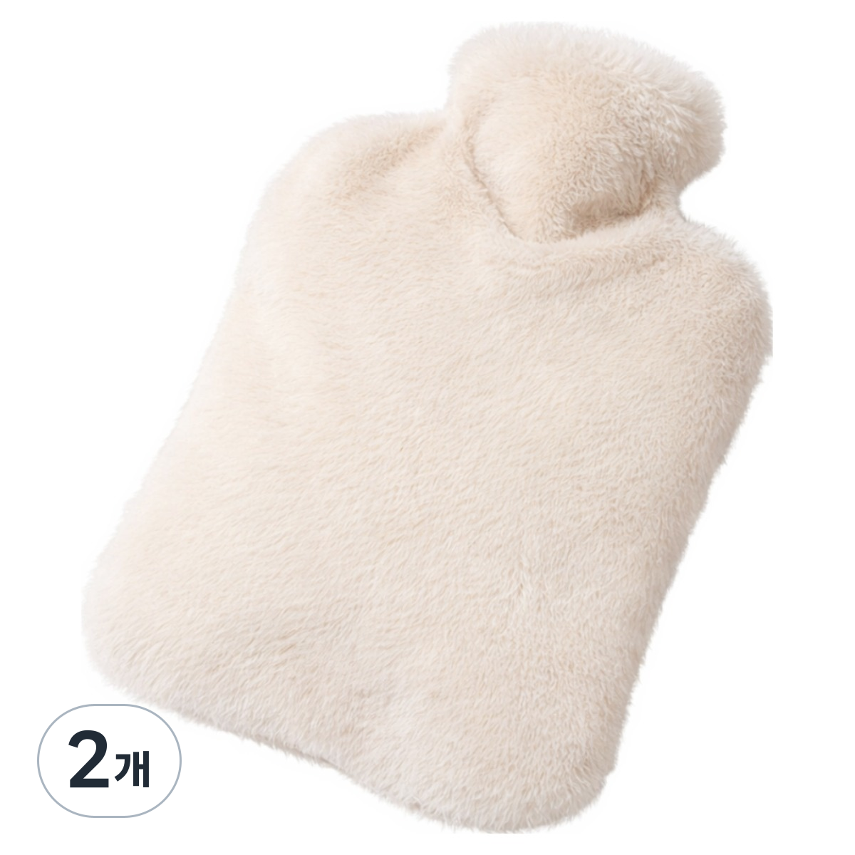 [가비앤코] 보온 물주머니 핫워터팩 찜질팩 핫팩 2L + 아이보리 보들커버, 2개 18,000원