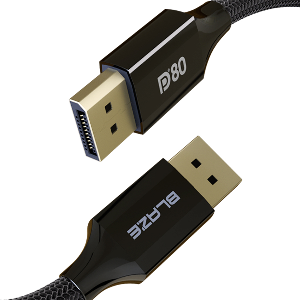 VESA 인증 DP2.1 케이블 DP80 16K 240Hz 80Gbps 24K도금 아연합금, 1.2m, 1개 32,800원