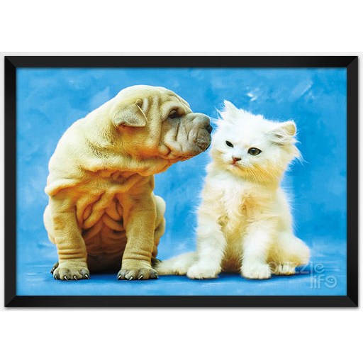 퍼즐라이프 귀여운 개와 고양이 150피스 직소퍼즐액자 PL150-43 19,000원