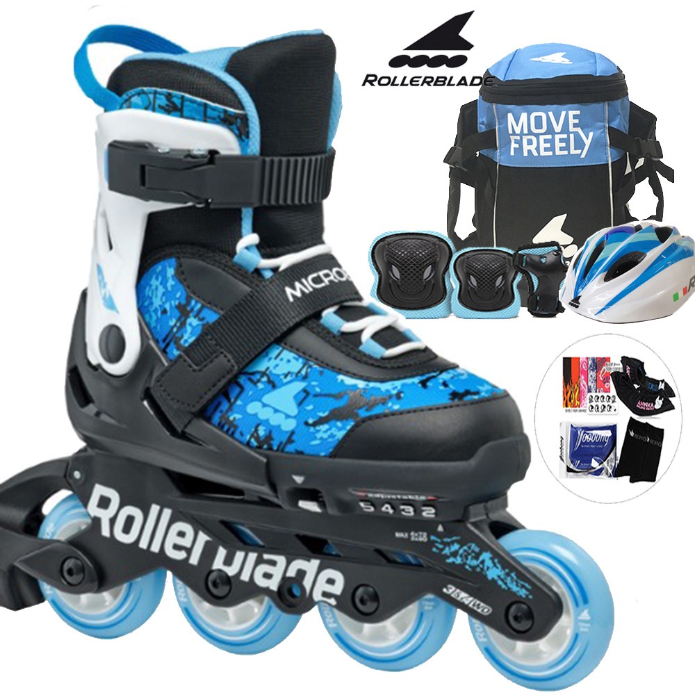 롤러블레이드 2025년 정품 아동 인라인 마이크로블레이드 SL 스카이 블루 가방 보호대 헬멧 세트 5종사은품 273,000원
