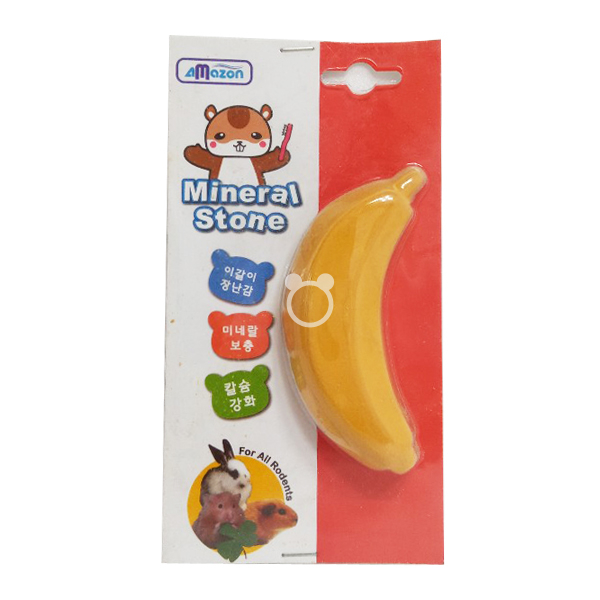 amazon 아마존 미네랄 스톤 바나나 이갈이 소동물간식 햄스터 토끼 도치 3,100원