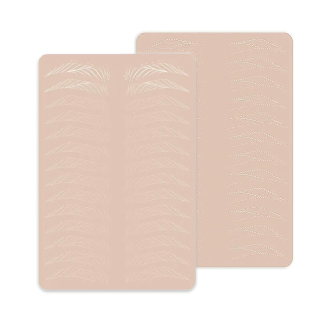 임뷰티 헤어스트록 연습용 양면고무판 반영구재료, 1개, 스킨 소형 5,000원