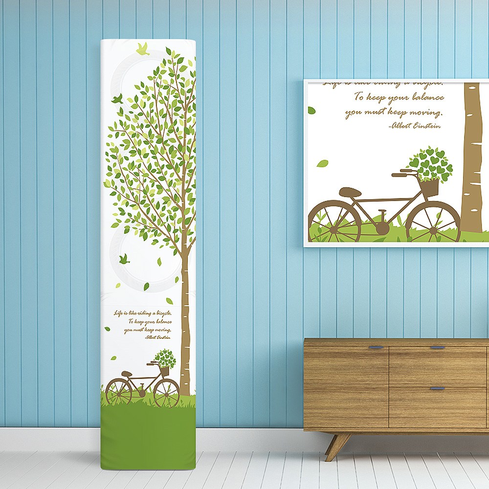 리빙위키 스탠드형 LG듀얼전용 에어컨커버_보관카바 에어콘덮개 먼지차단 23,900원