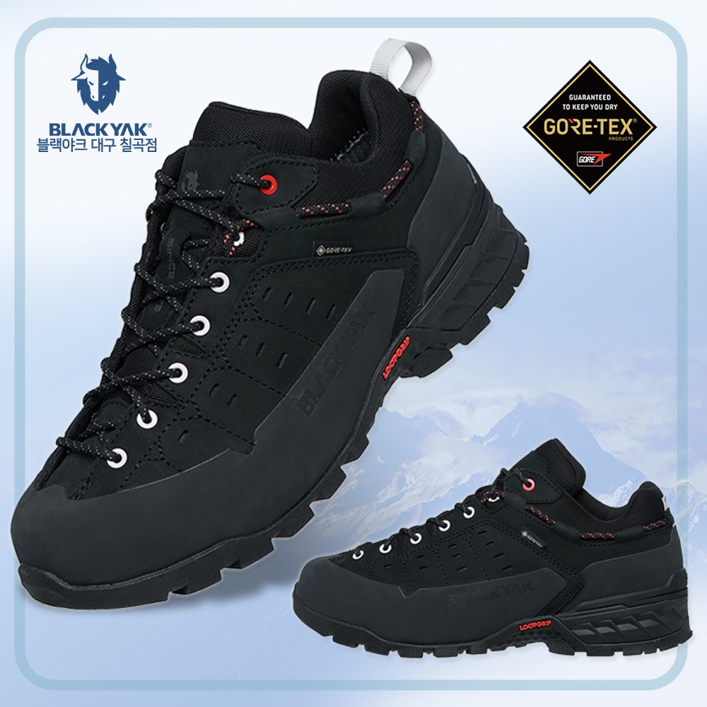 블랙야크 남성 등산 릿지화 가죽 트레킹화 락피크 로우 GTX 암릉 산악 고어텍스 방수 등산화 182,100원