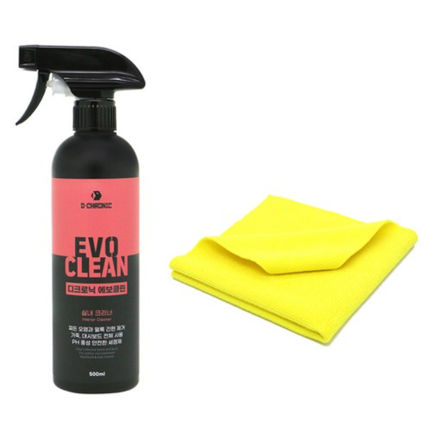 디크로닉 에보클린 실내 세정제 가죽 시트 클리너 500ml + 타월 랜덤발송 13,000원